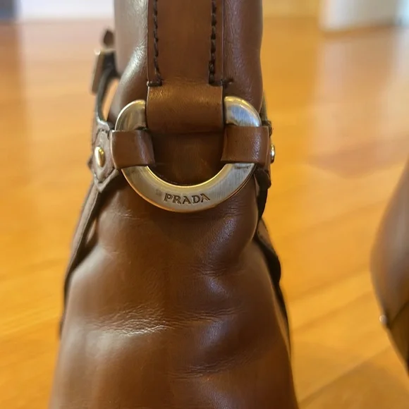 Prada Cowboy Boot Kitten Heel - Picture 6 of 9